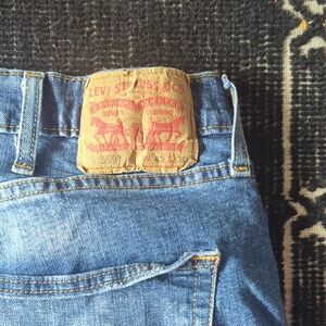 Levi's Classic Blue Jeans with Leather Patch